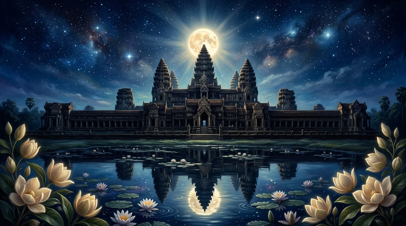 Angkor Wat Moonlight