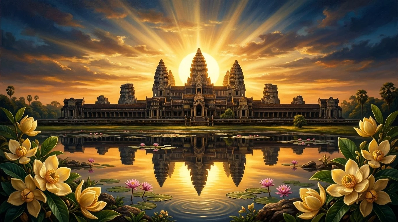 Angkor Wat Equinox Sunrise