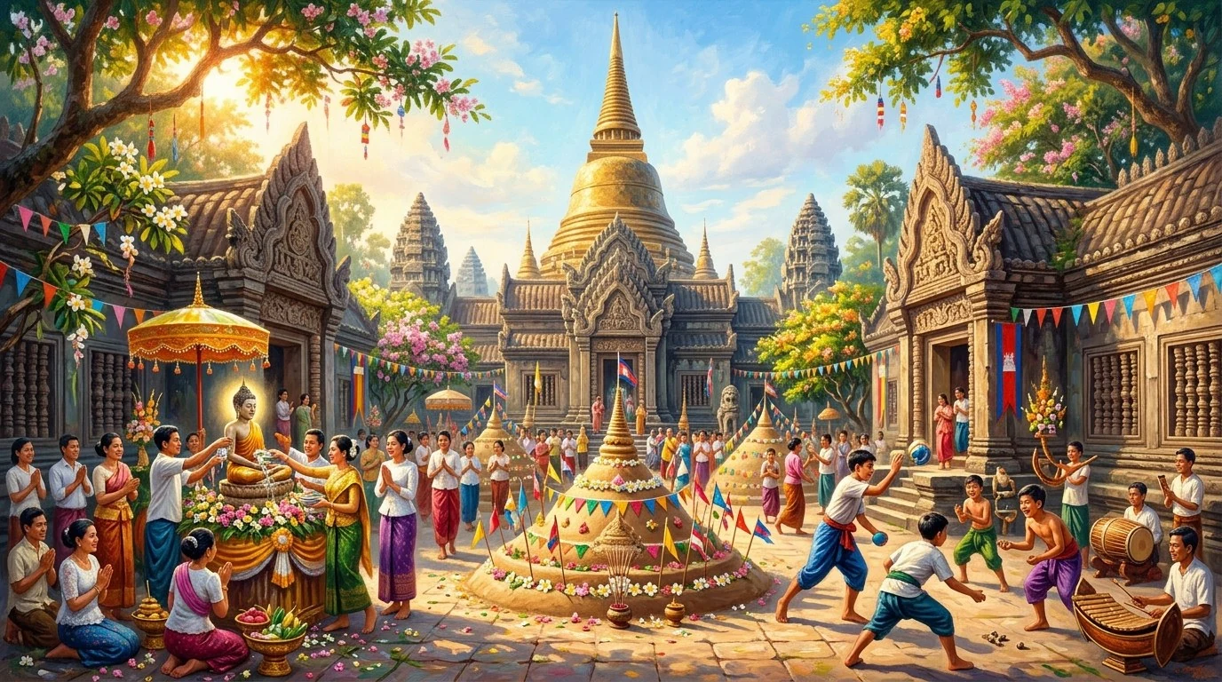 Khmer New Year Sankranta Morning