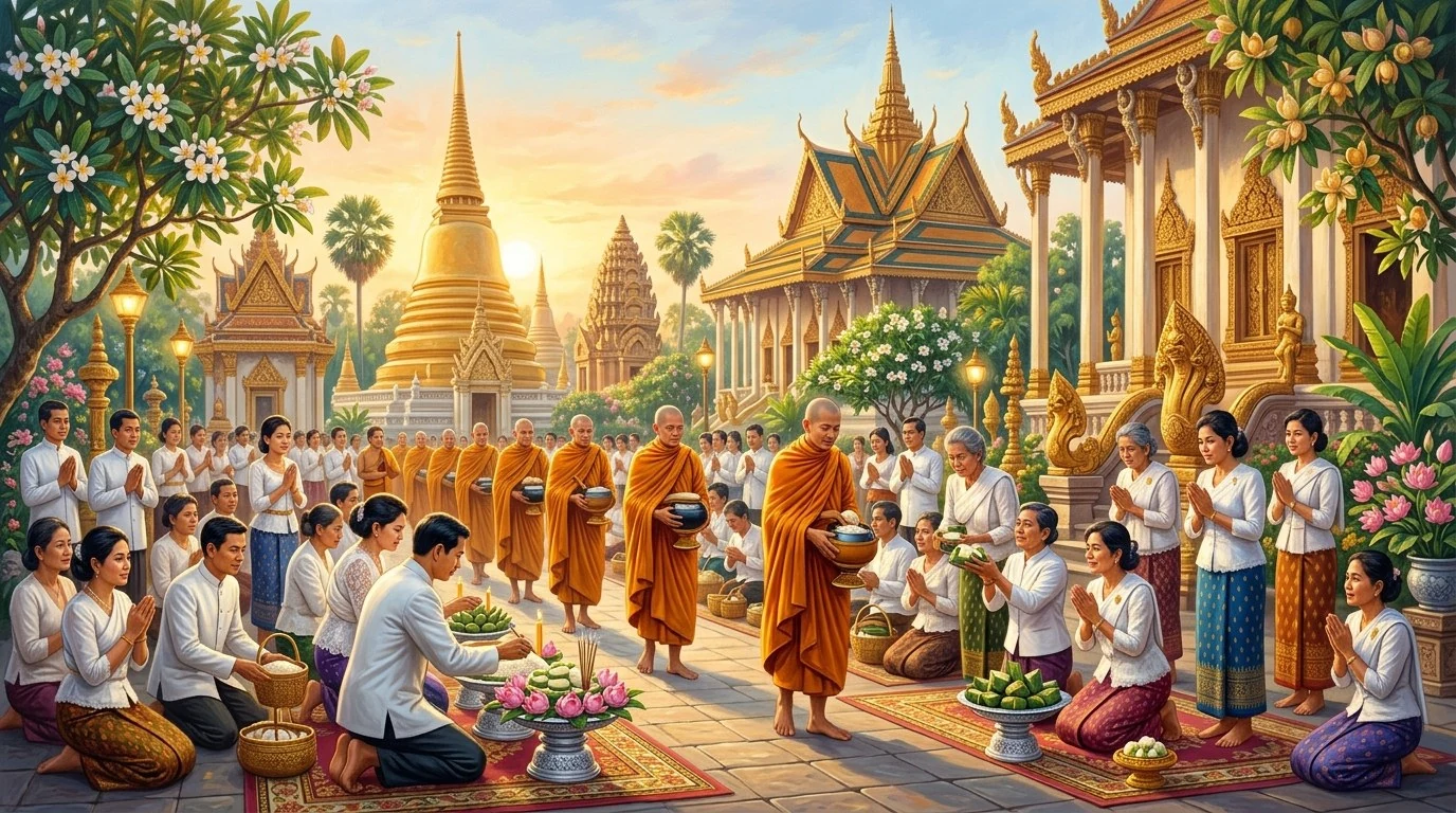 Pchum Ben Morning Alms